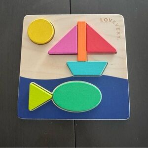 Lovevery Wooden Sailboat Puzzle for Kids